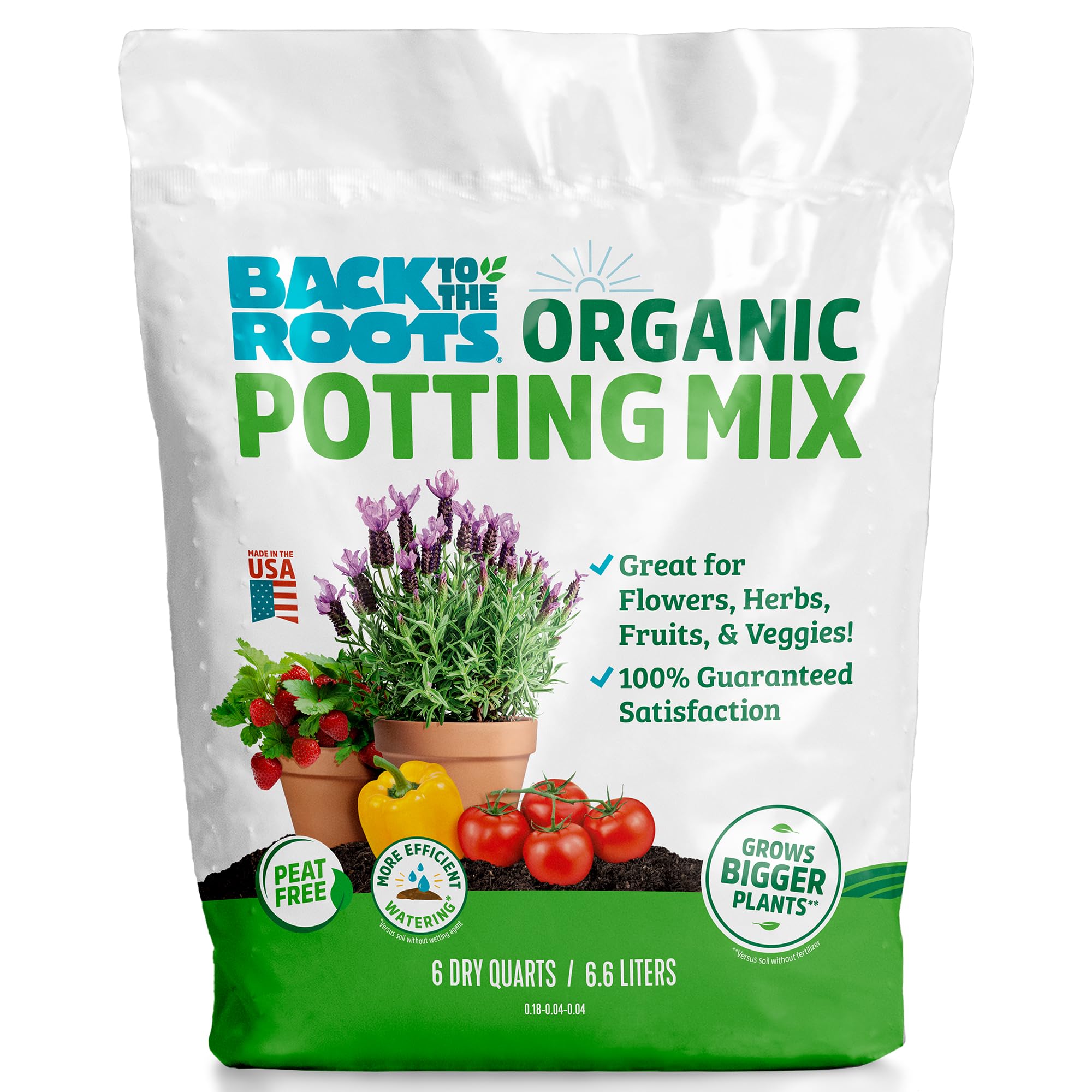 Back to the Roots Organic Coir, 51 Quart Expanding Soil, Great for Seeds and Potting